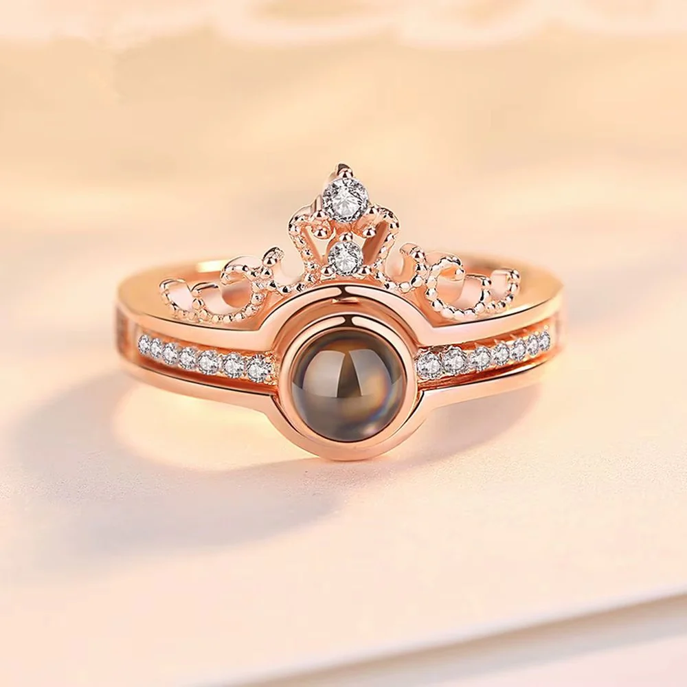 100 Languages Jewelry Gifts I Love You Memory Ring - Image 4