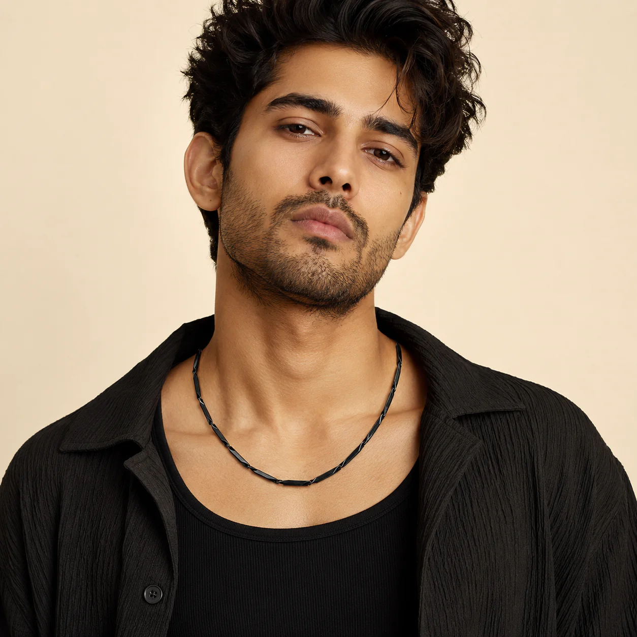 Men-Classic Black Chain - Image 2