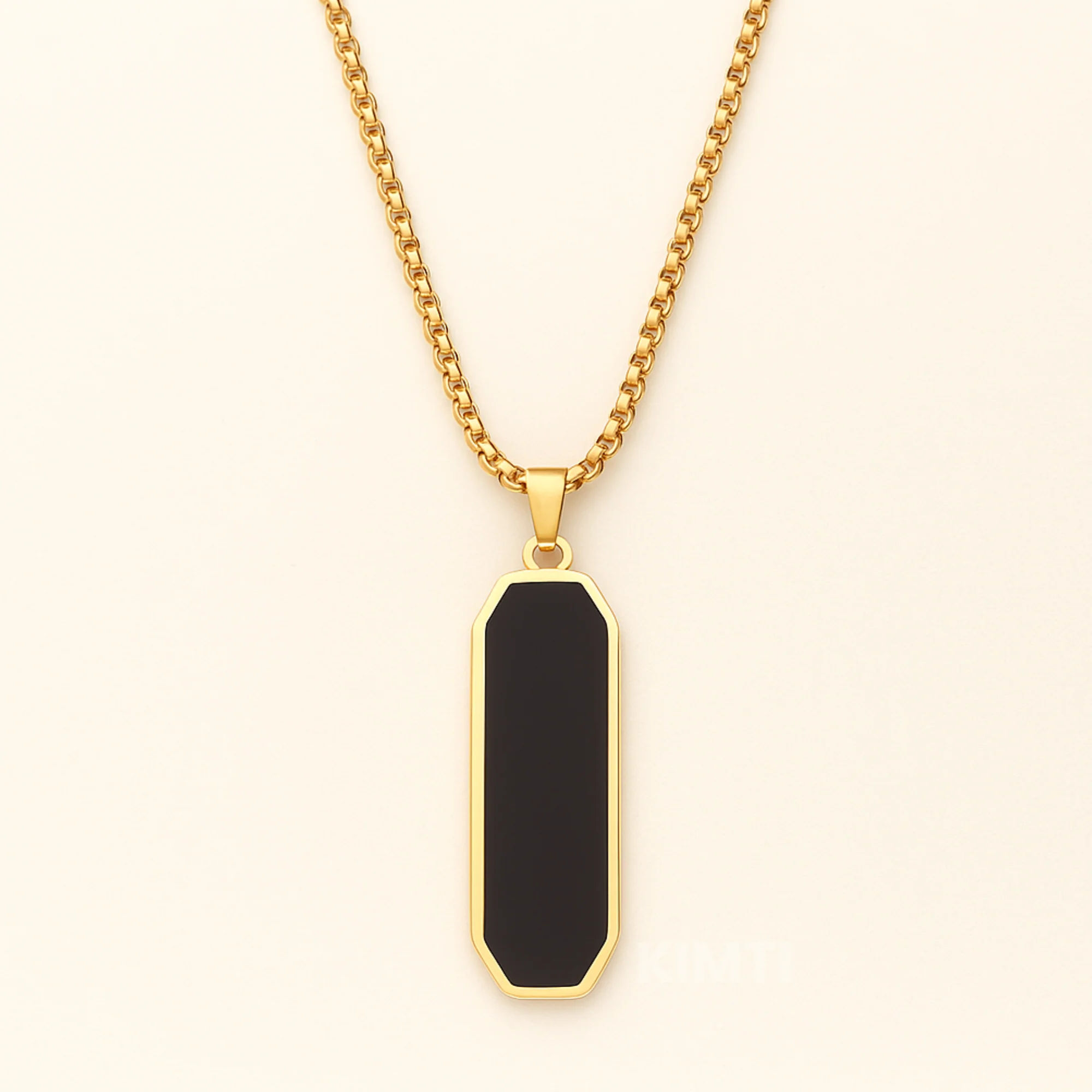 Men-18K Gold Plated Anti Tarnish Noble Chain Pendant - Image 4