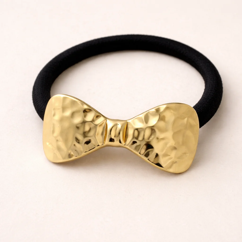 18k Gold Plated Bowline Hair Tie