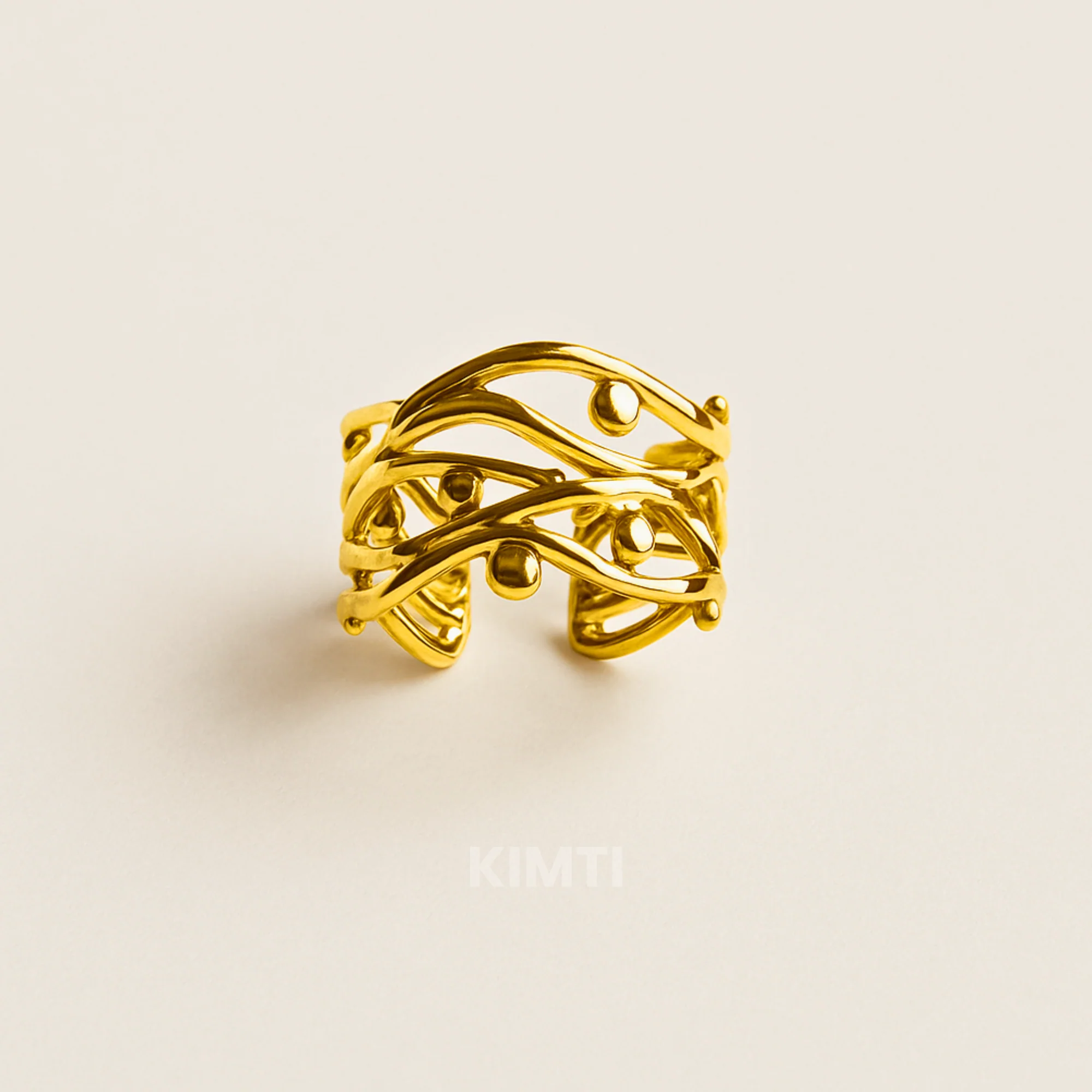 18k Gold Plated Celestia Ring
