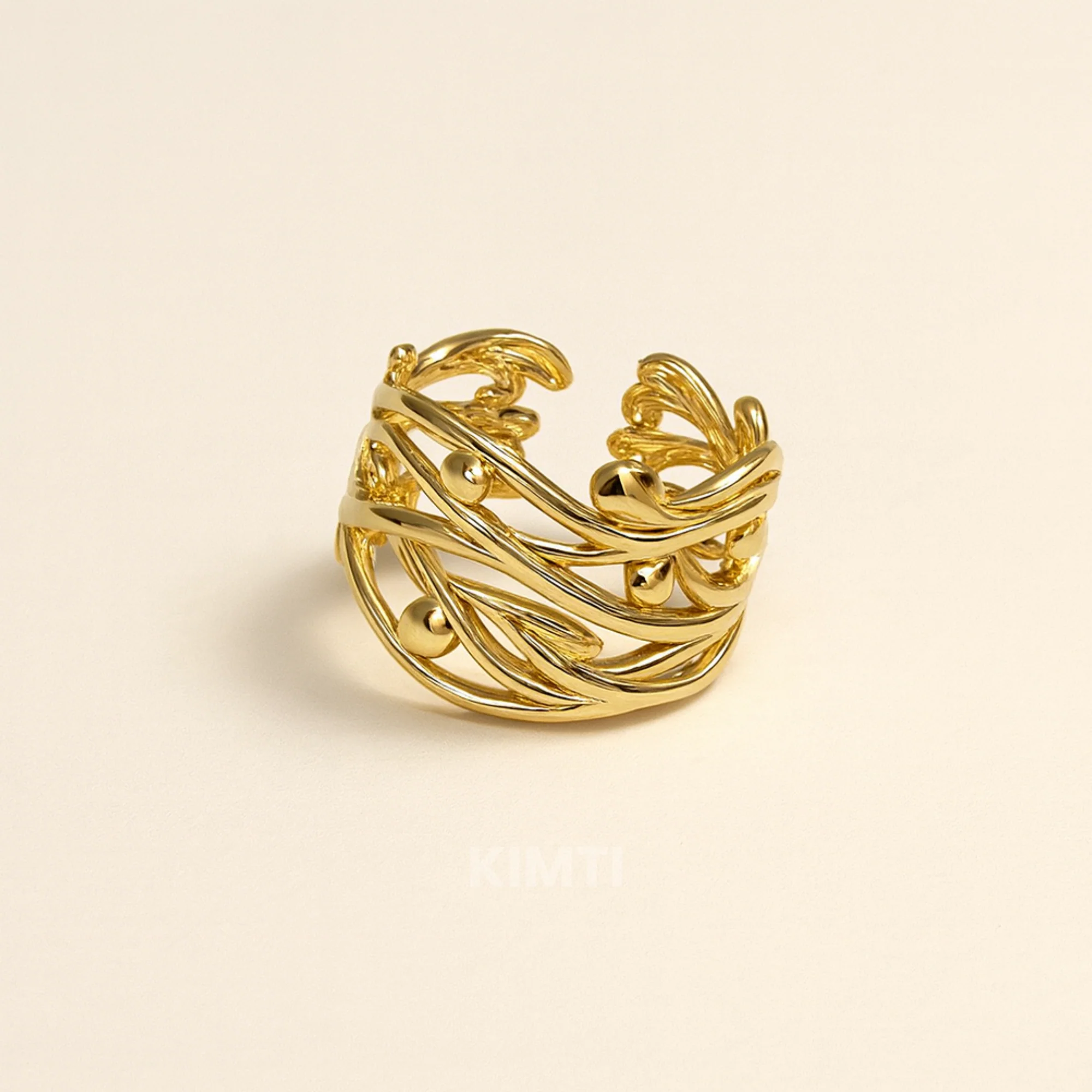 18k Gold Plated Celestia Ring - Image 2