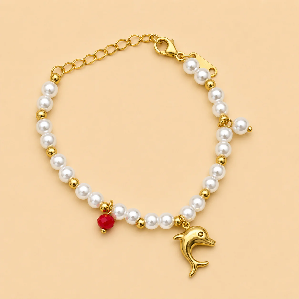 18K Gold Plated Dolphin Dream Bracelet