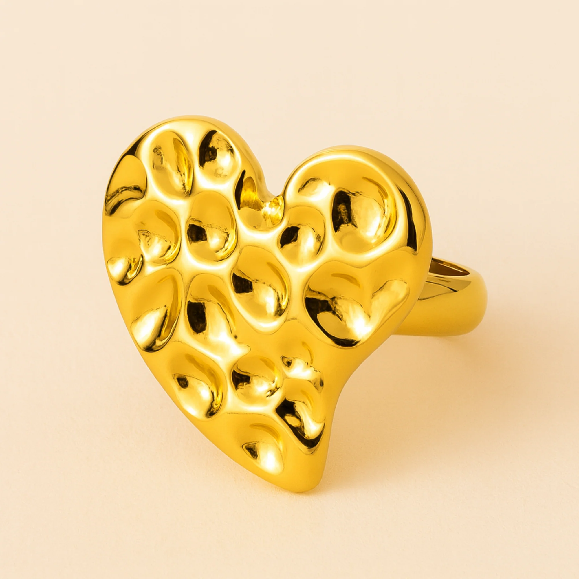 18k Gold Plated Gilded Romance Ring - Image 3