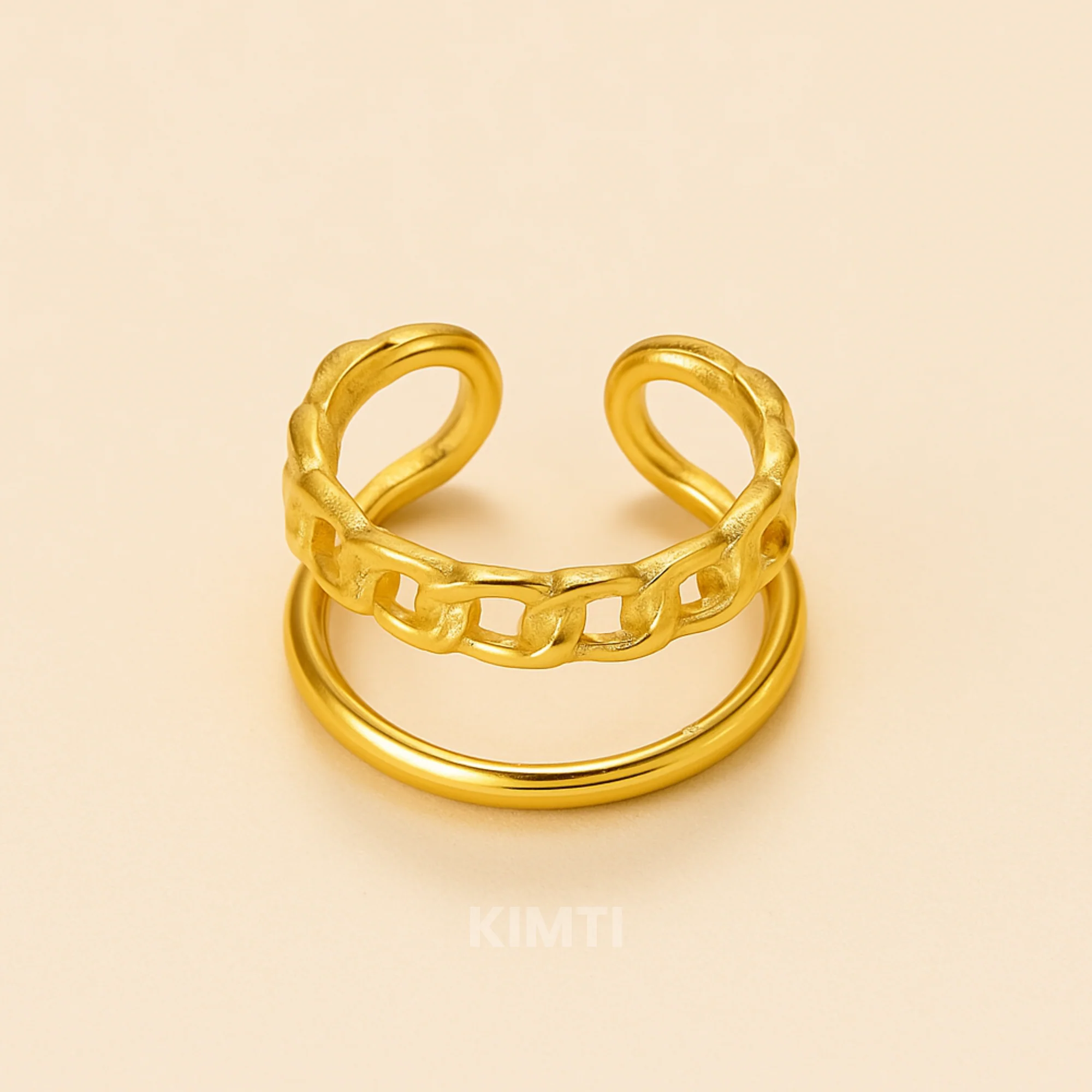 18k Gold Plated Amira Anti Tarnish Ring