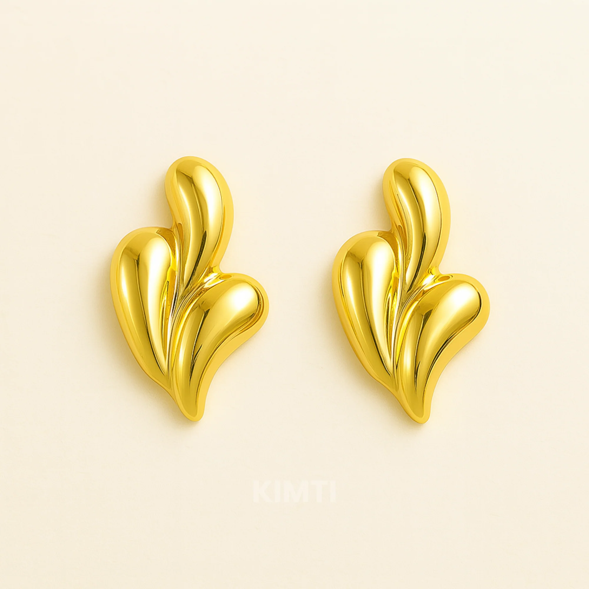18k Gold Plated Melting Anti Tarnish Earring