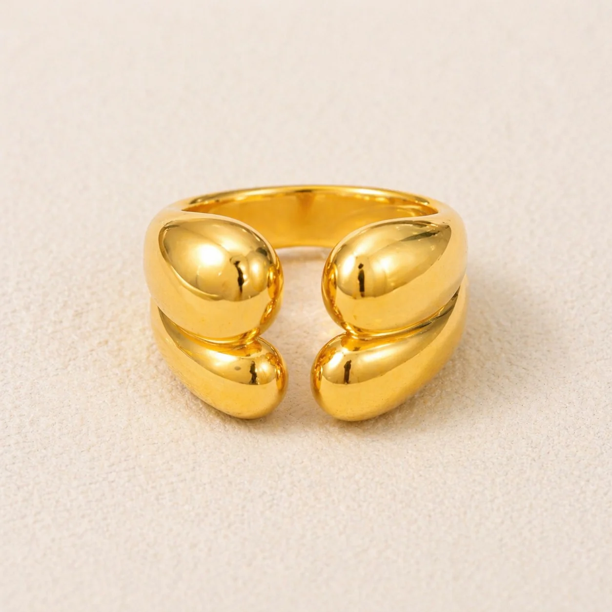 18k Gold Plated Oro Fusion Ring