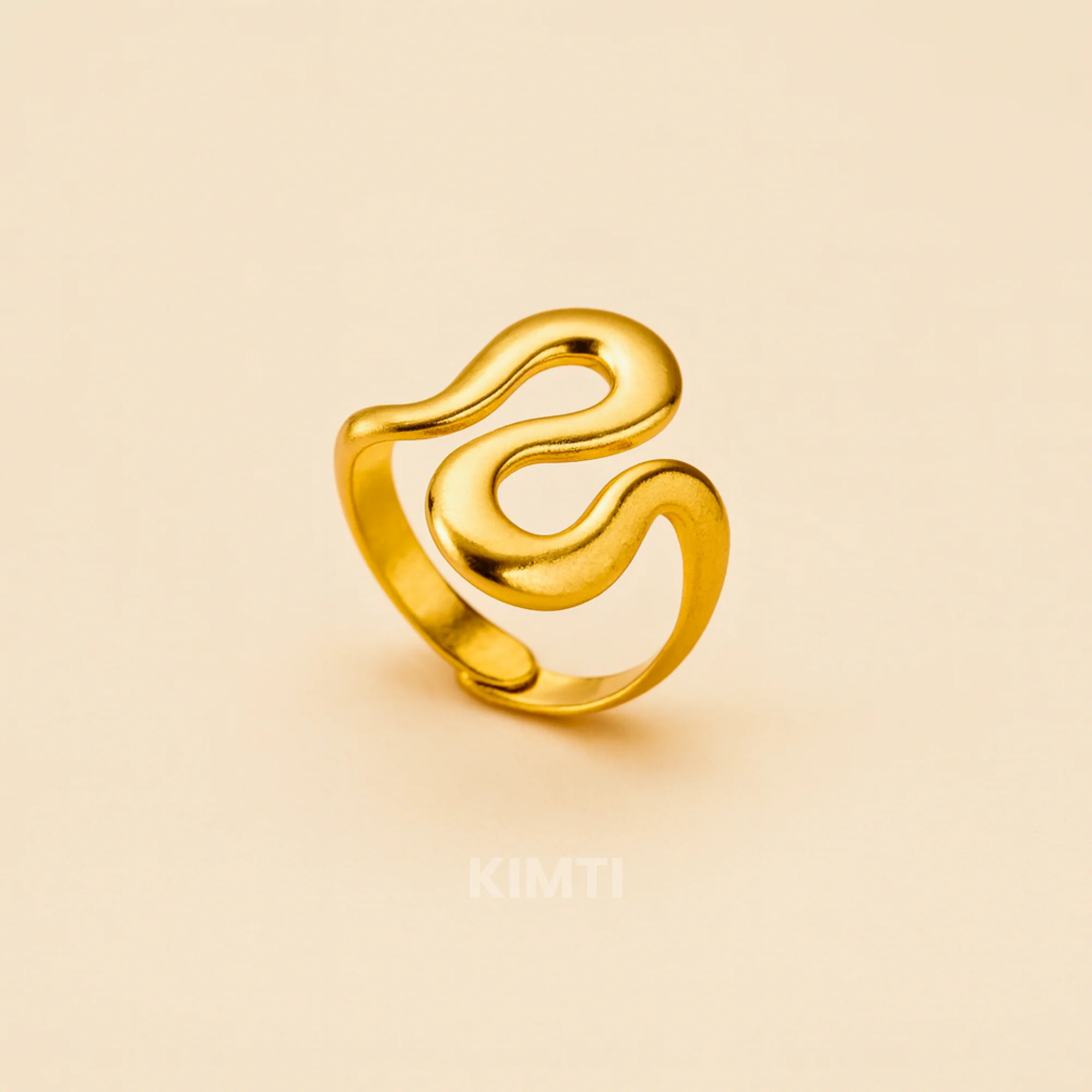 18k Gold Plated Promise Glow Ring