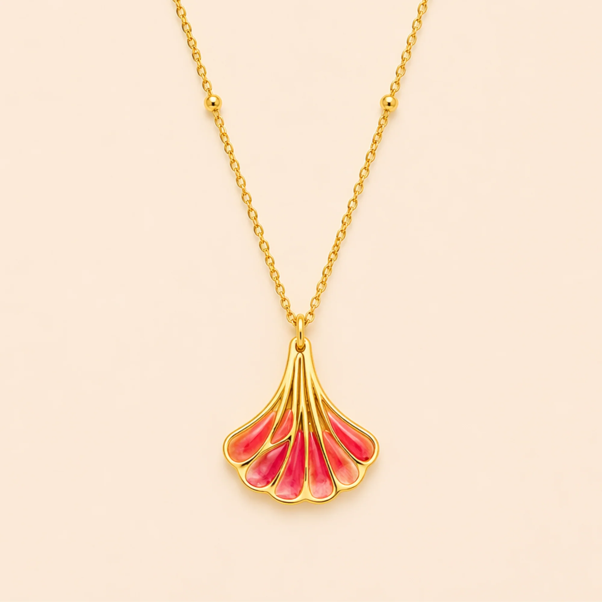 18K Gold Plated Rosé Bloom Necklace