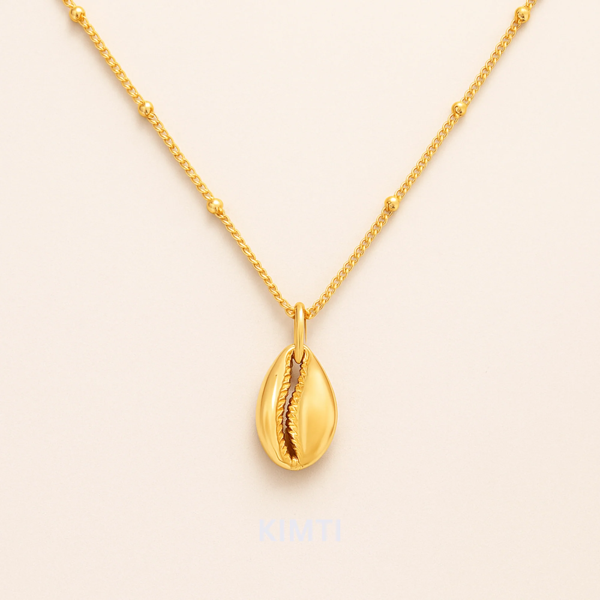 18k Gold Plated SunKissed Shell Necklace