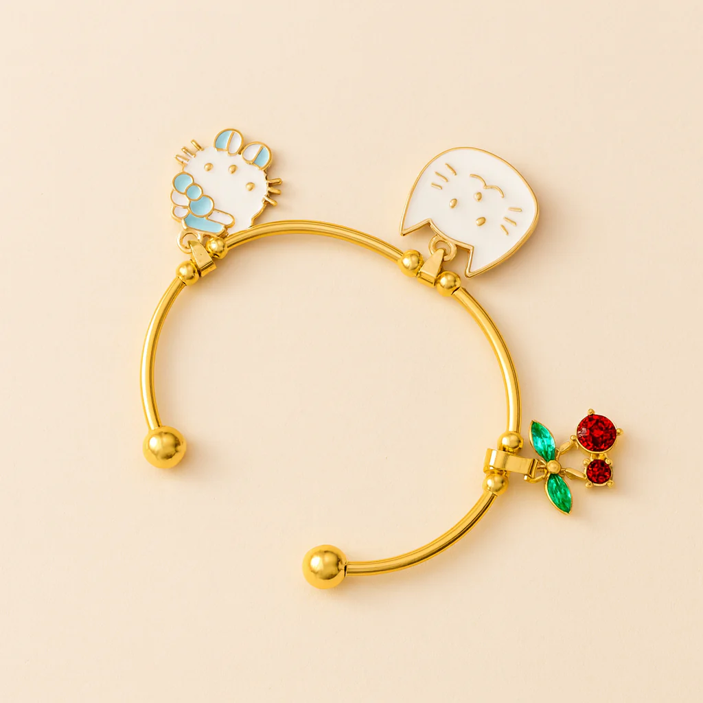 18k Gold Plated Sweet Sprinkles Braceletes