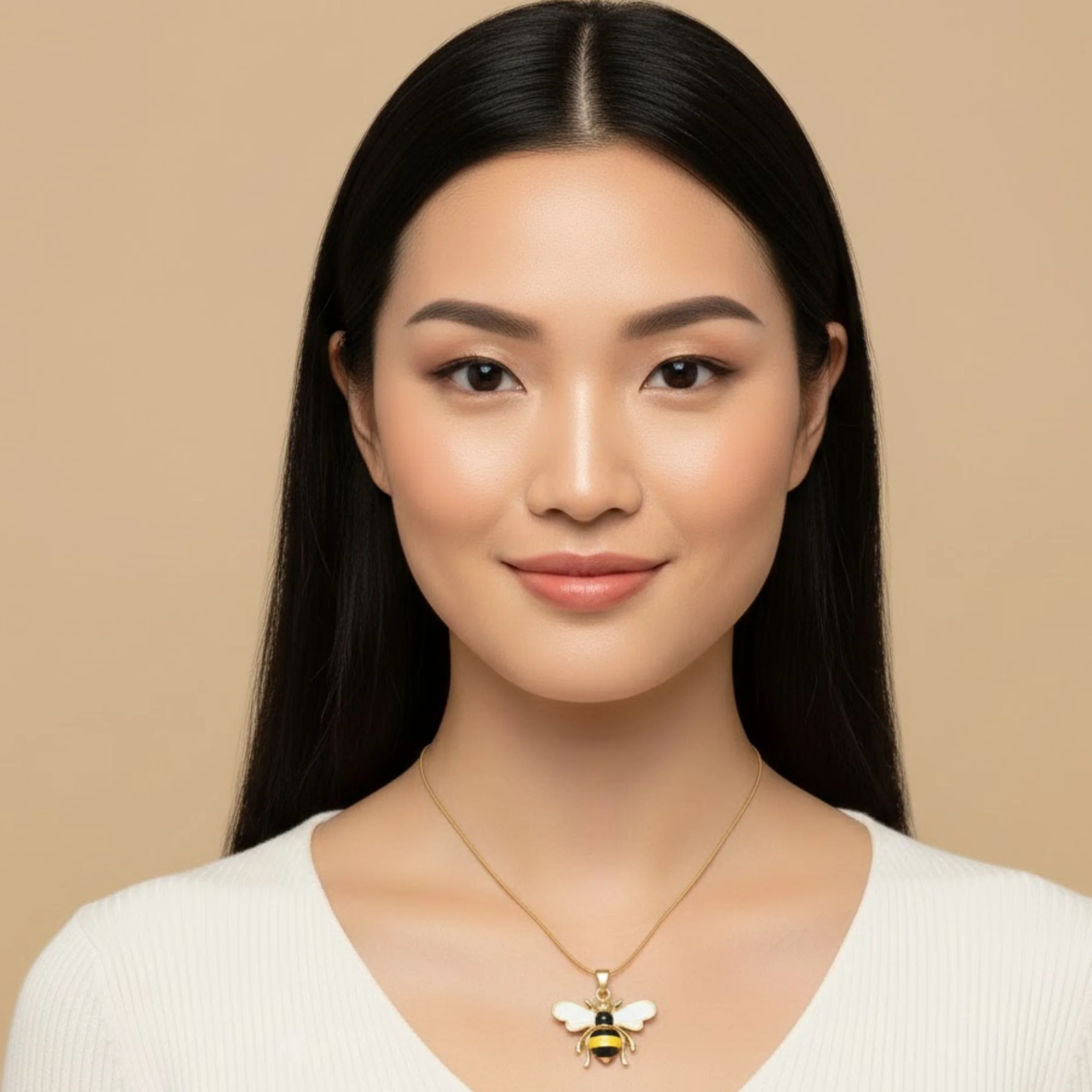 18k Gold Plated SweetBuzz Pendant Necklace - Image 2