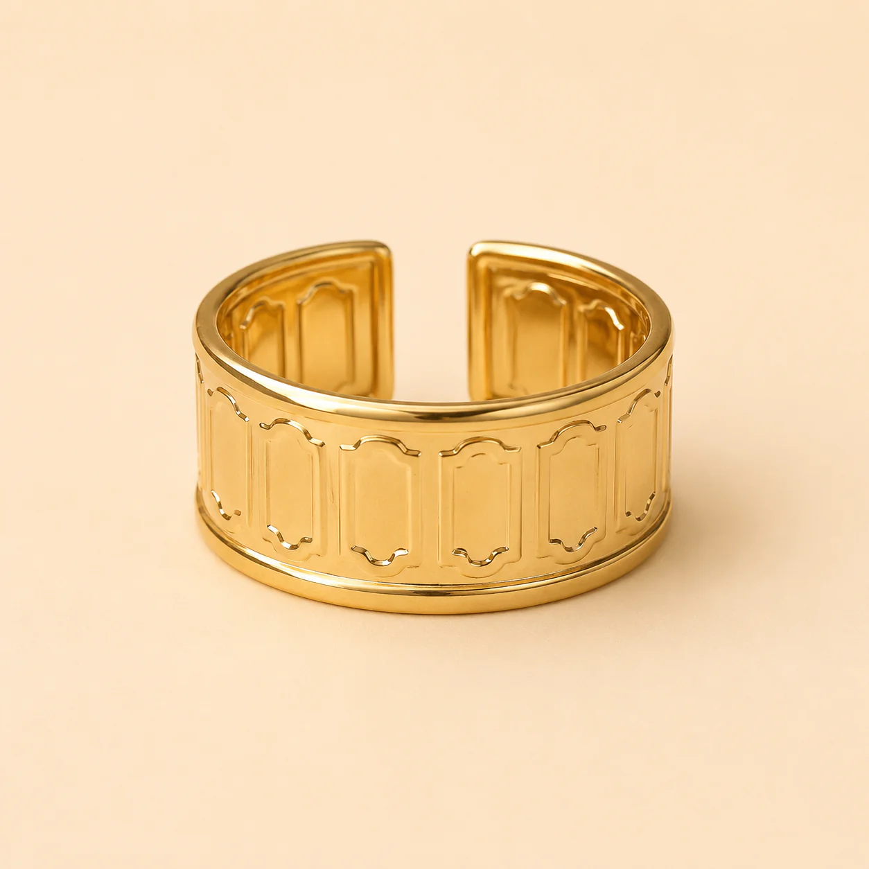 18K Gold Plated Waterproof Monarch Ring