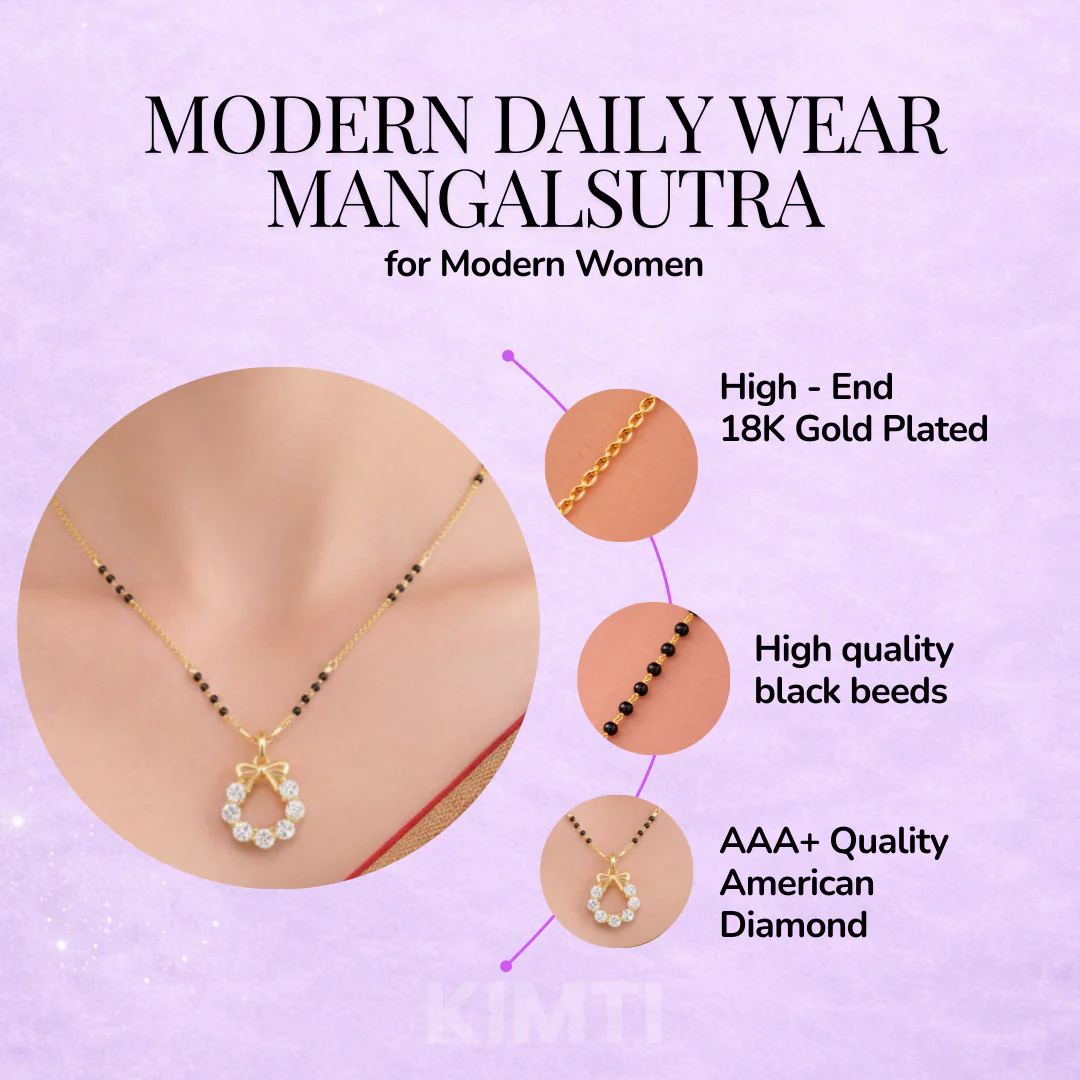 Aarohi Bow Mangalsutra - Image 3