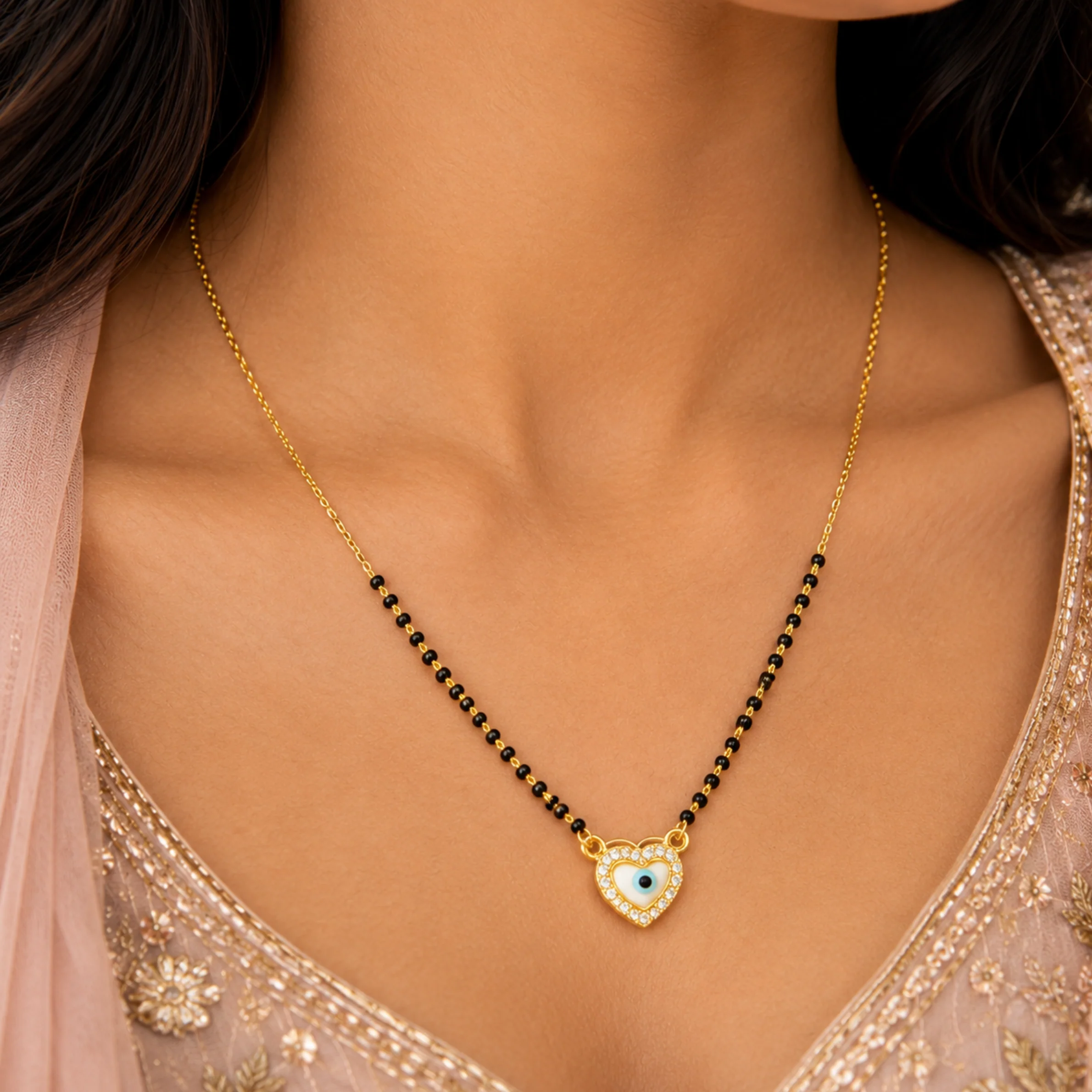 Aarvika Evil Eye Mangalsutra - Image 2
