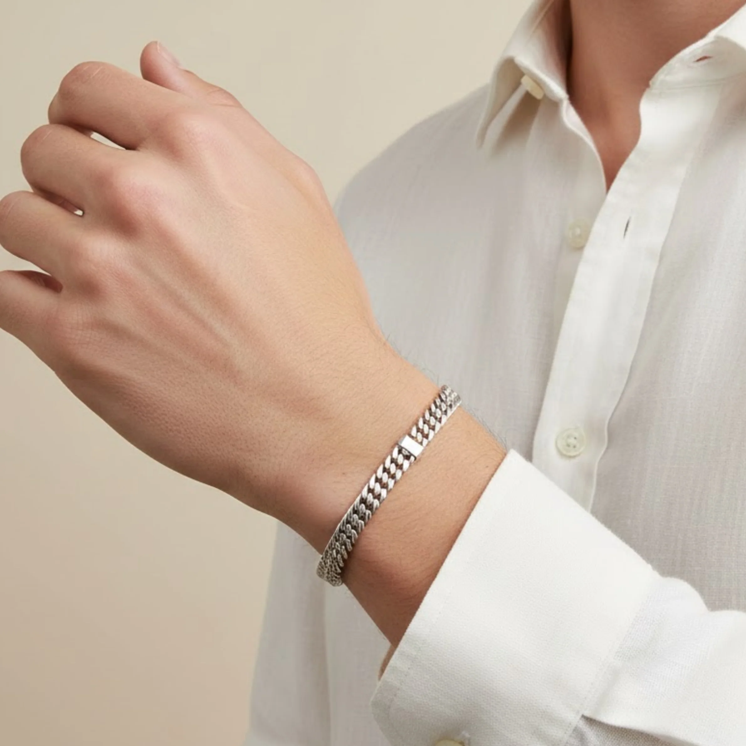 Men-Anti Tarnish Minimalistic Bracelet - Image 2