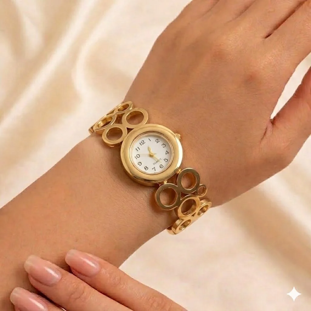 Aura Gold Bracelet Watch - Image 2