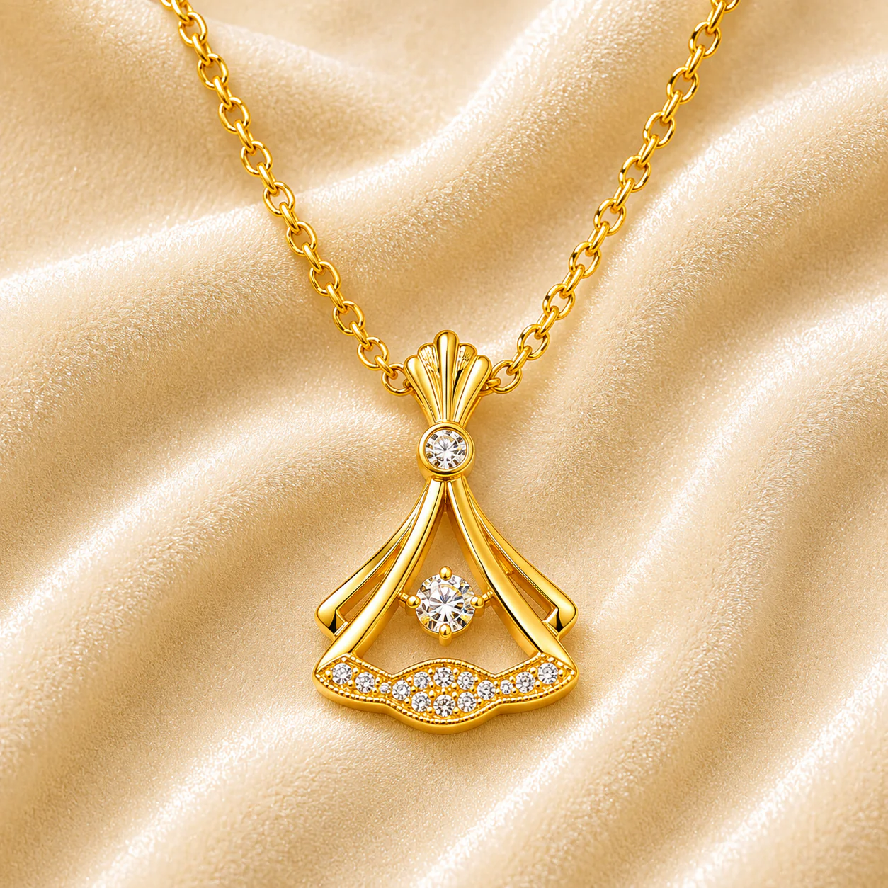 Aurora Bloom Pendant Necklace - Image 2