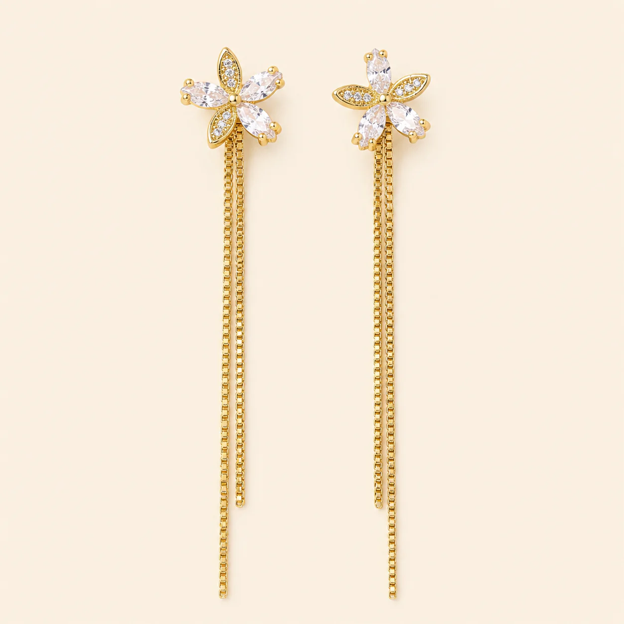 Aurora Flower Drop Earrings