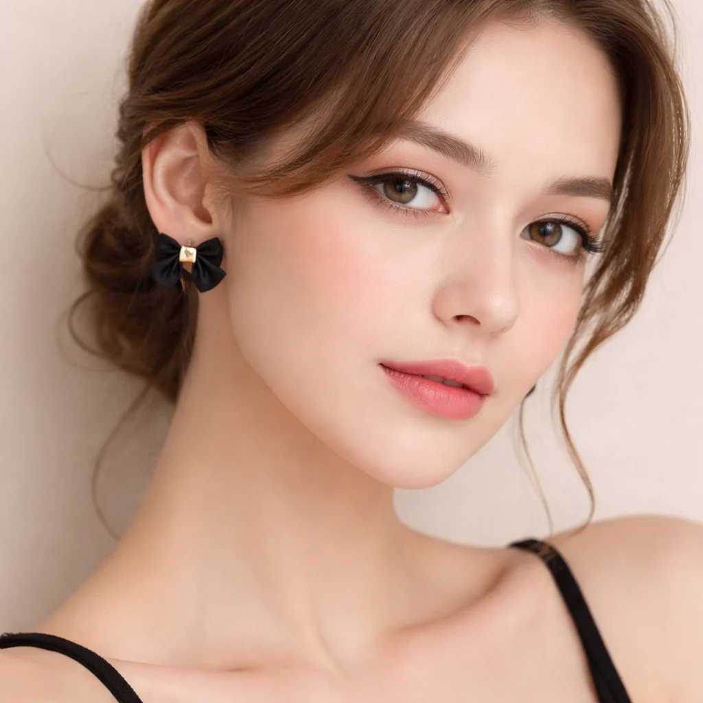 Belle Bow Earrings - Image 2