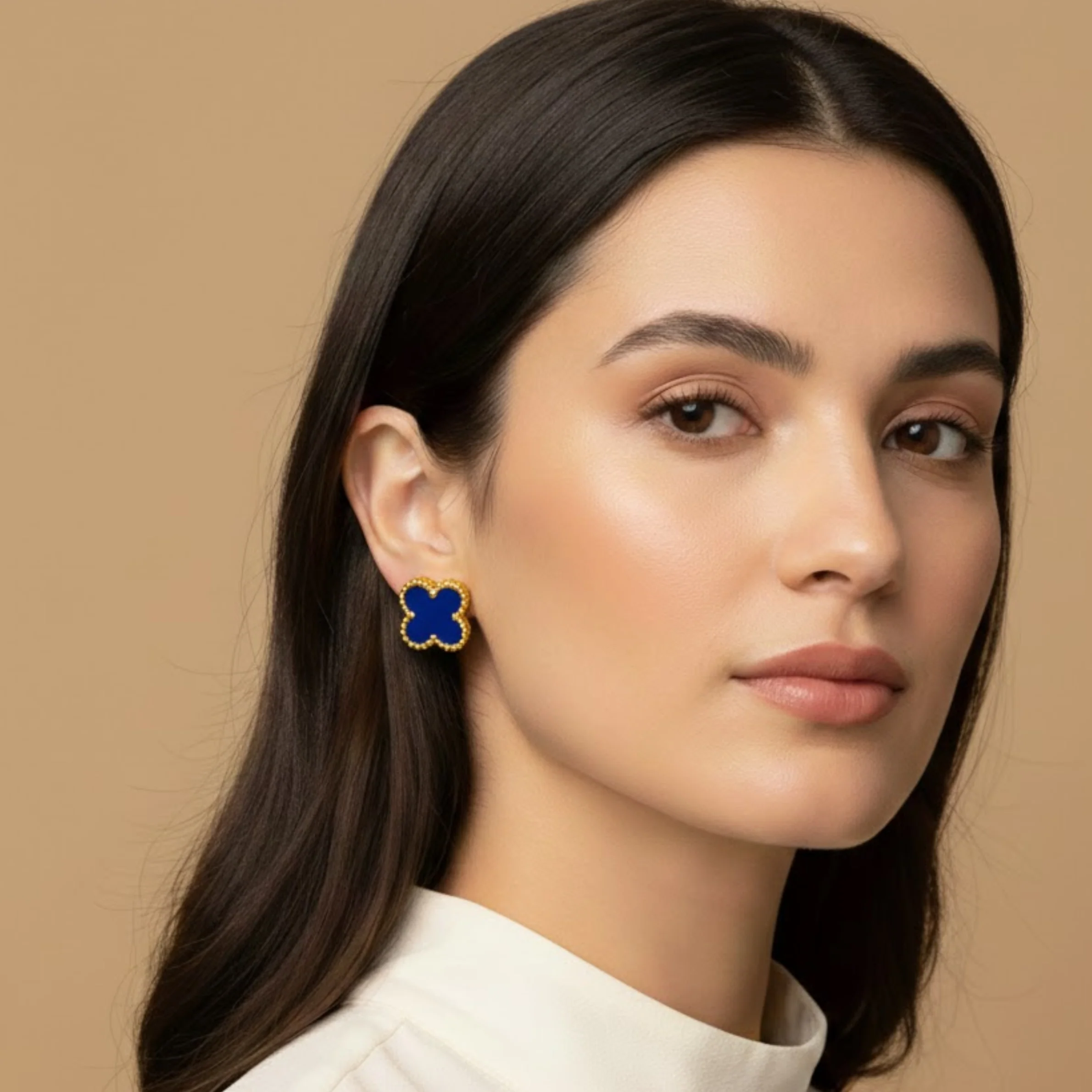 Blue Clover Anti Tarnish Earring Rs. 99 - Image 2