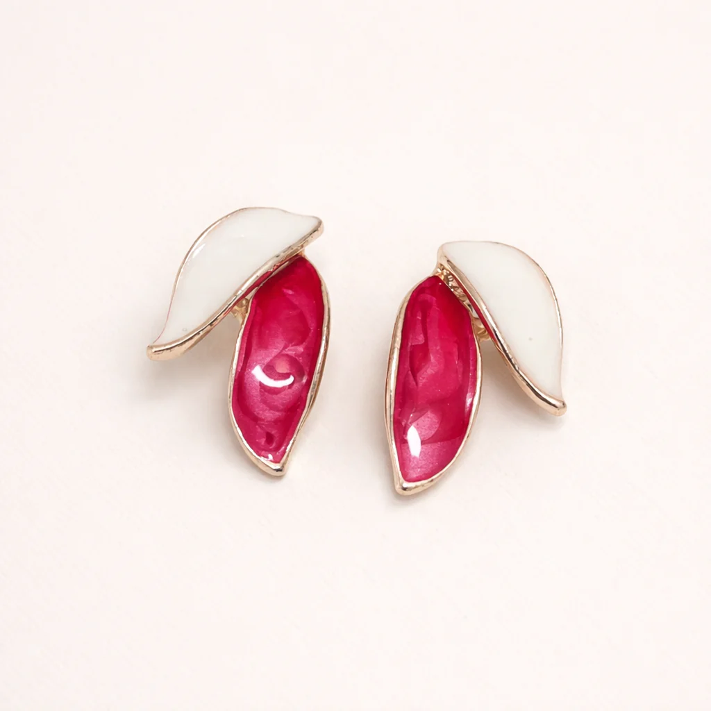 Blush Petal Duo Earrings