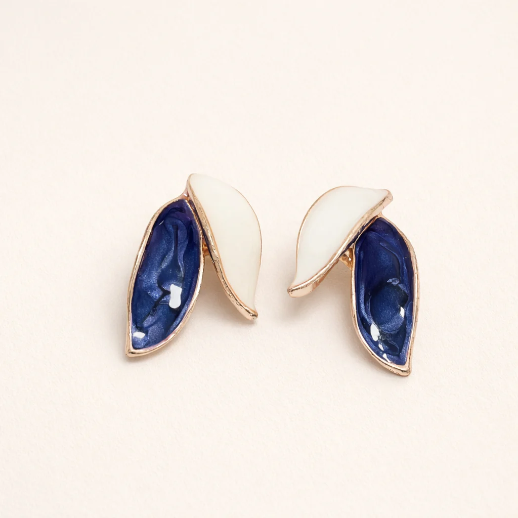 Blush Petal Duo Earrings - Image 3