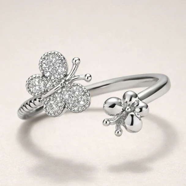 Butterfly Blossom Spark Ring - Image 3