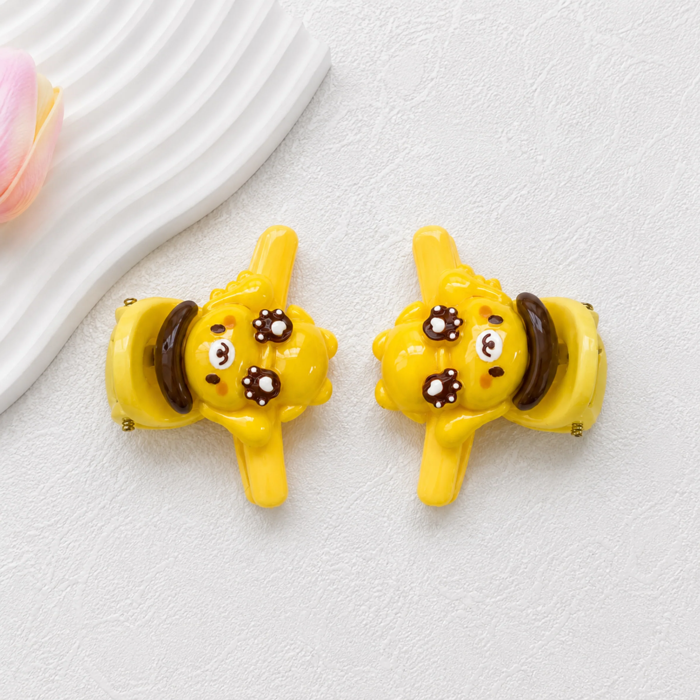 Cartoon Cat Hair Clips Set for Kids - Image 7