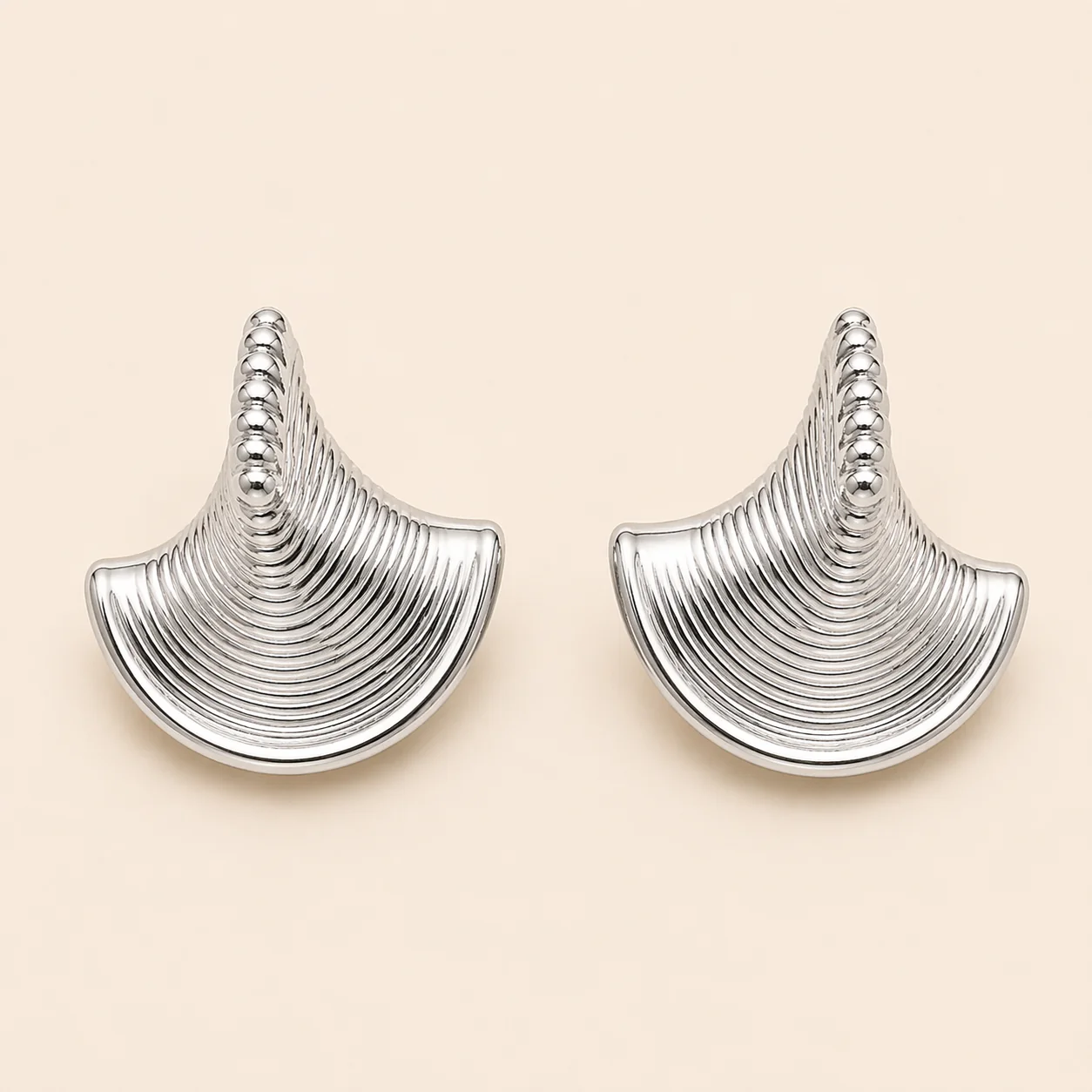 Celeste Curve Korean Earrings
