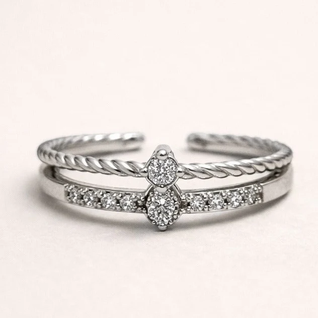 Celeste Layer Spark Ring - Image 3
