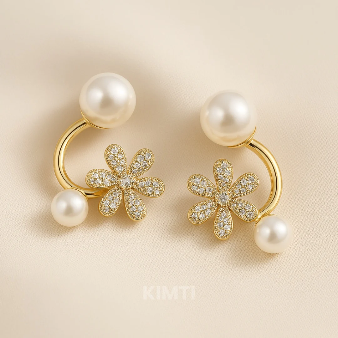 Chic Flower Studs Earring - Image 3