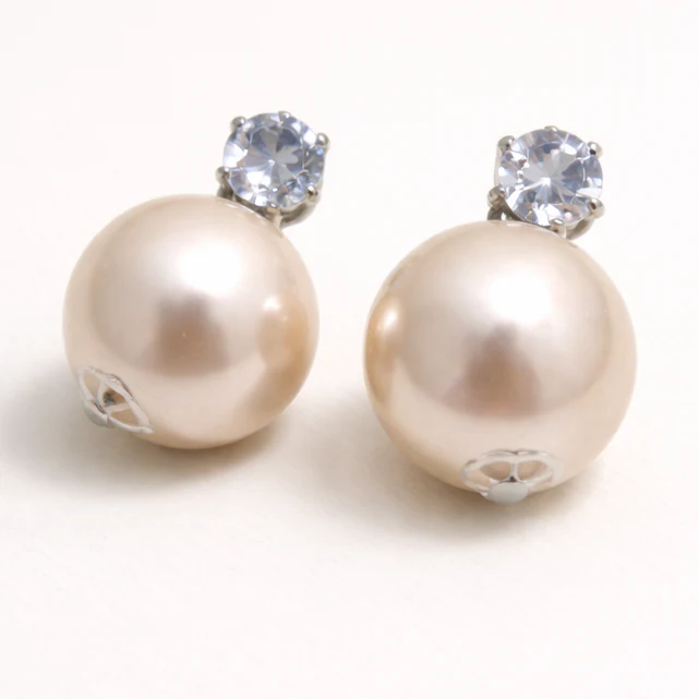 Crystal Pearl Drop Earrings