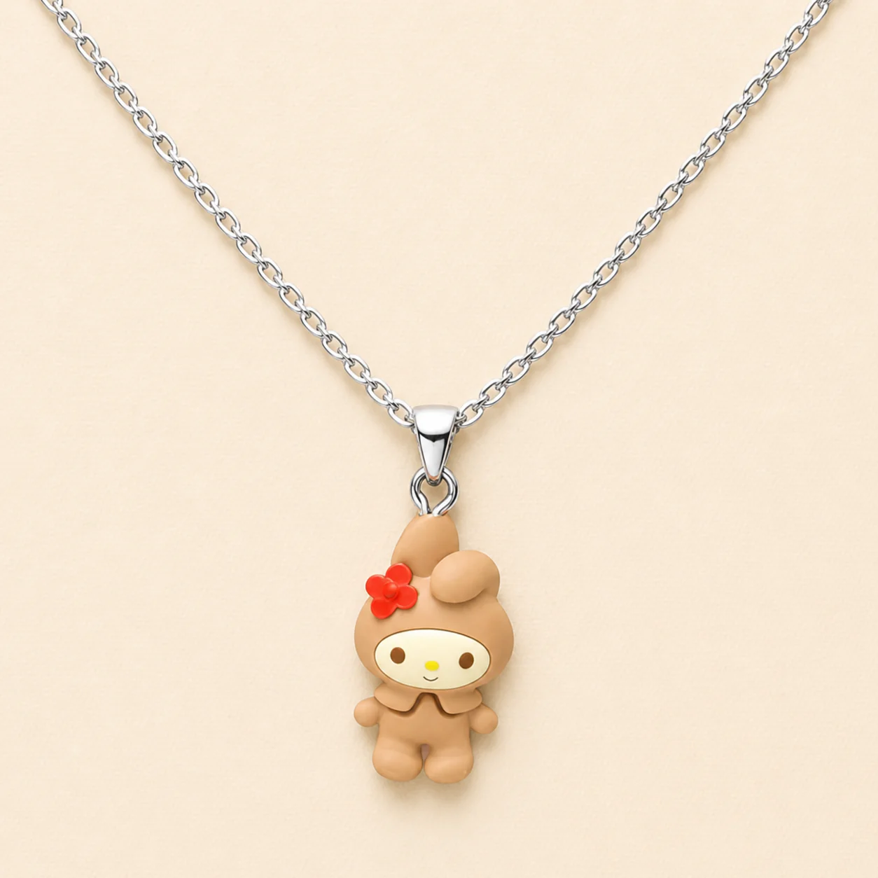 Cute Bunny Character Necklace for Women