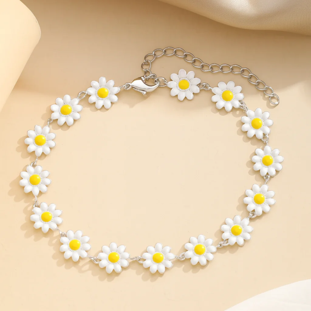 Daisy Bracelet - Silver