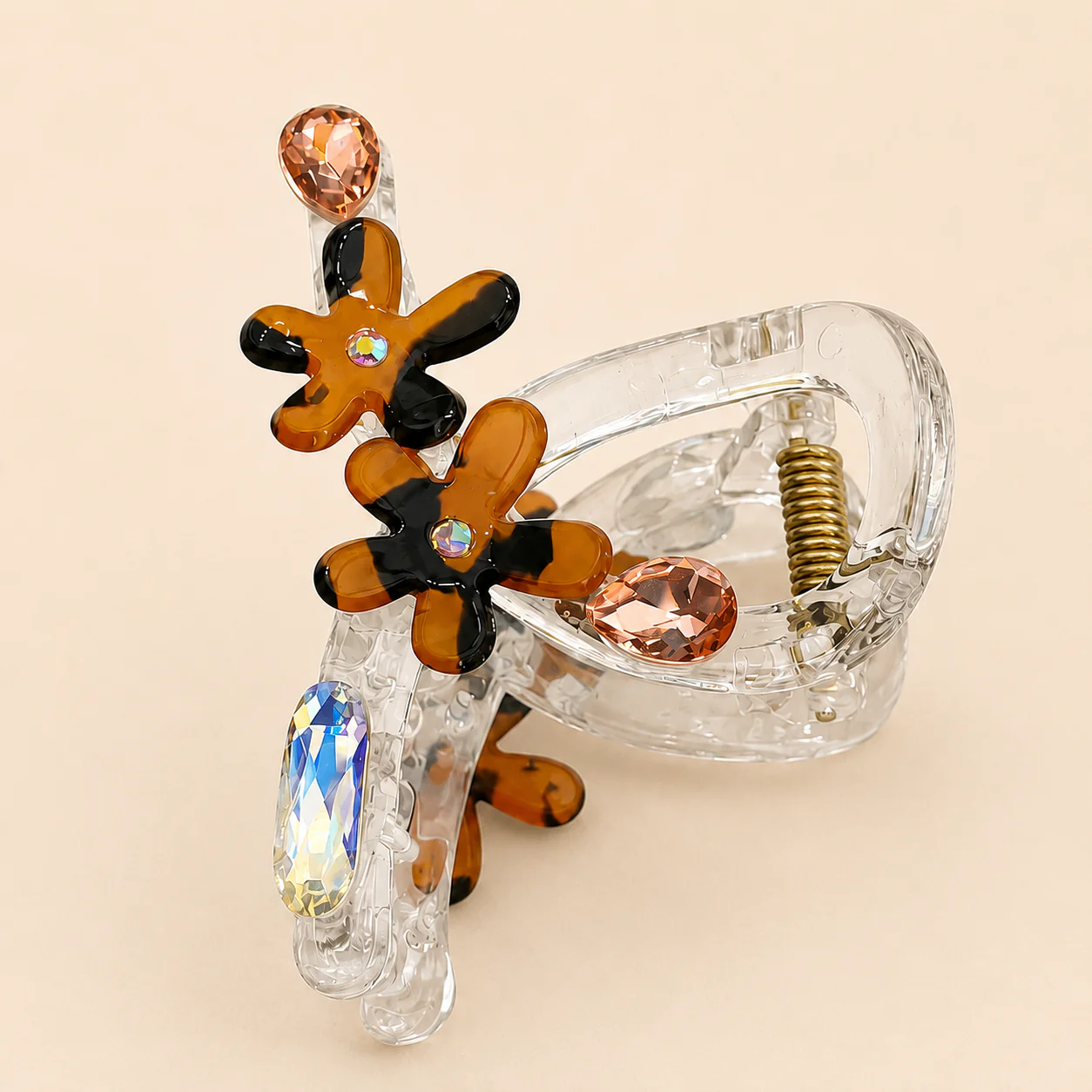 Daisy Luxe Crystal Claw Clip