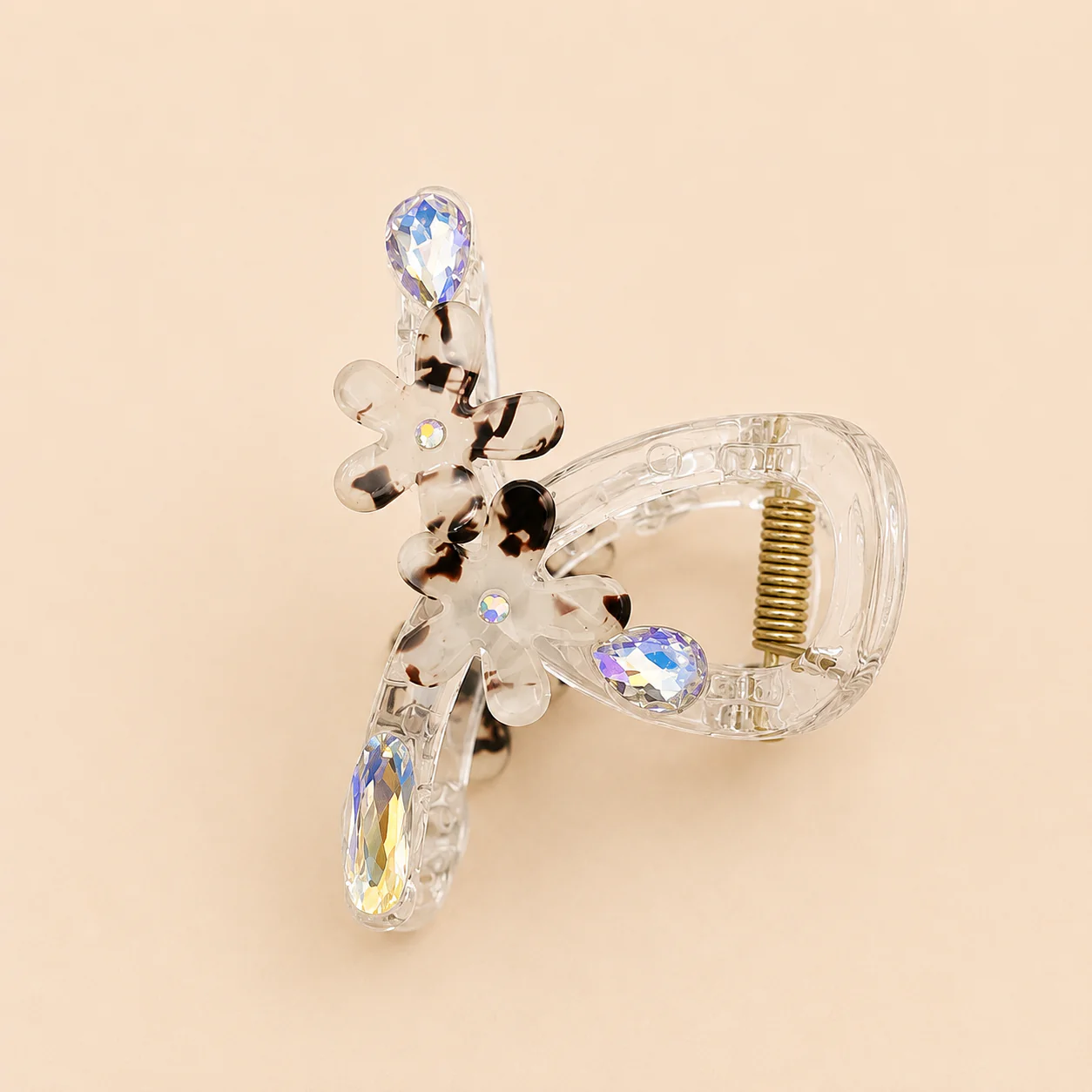 Daisy Luxe Crystal Claw Clip - Image 2