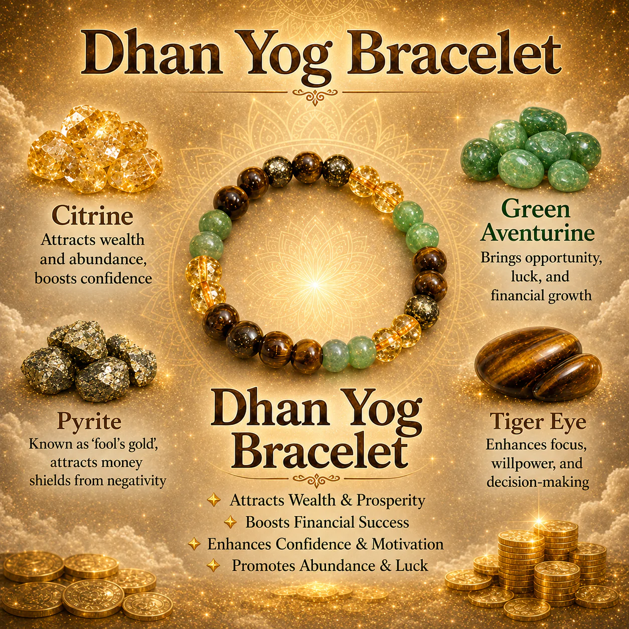 Dhan Yog Bracelet for Wealth & Prosperity - Image 2