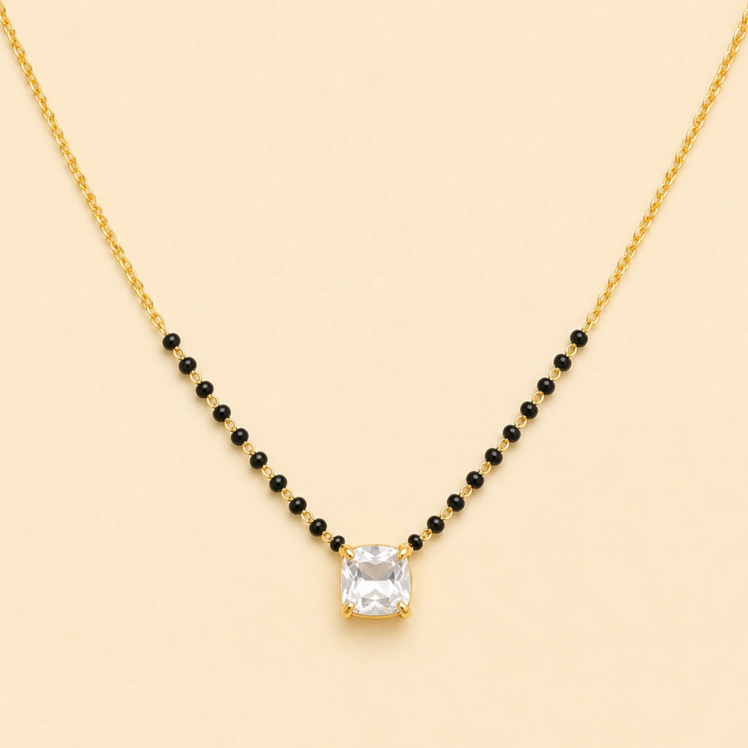Divya Timeless Solitaire Mangalsutra - Image 2