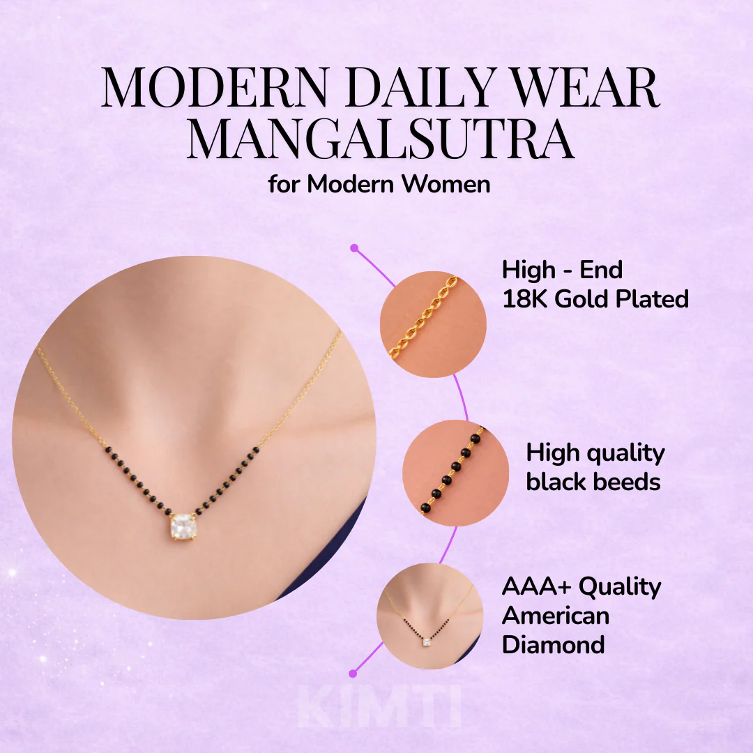 Divya Timeless Solitaire Mangalsutra - Image 3