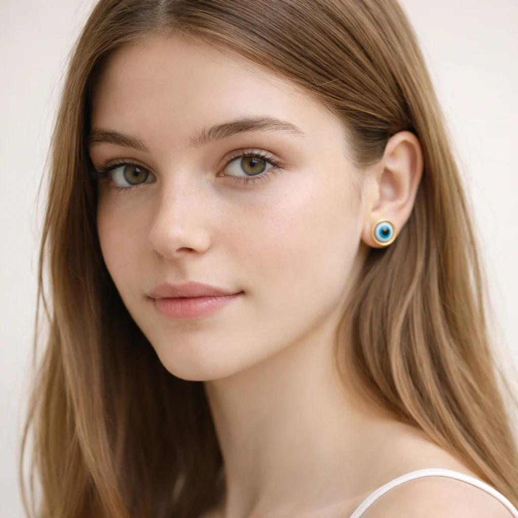 Evil Eye Stud Earring - Image 2