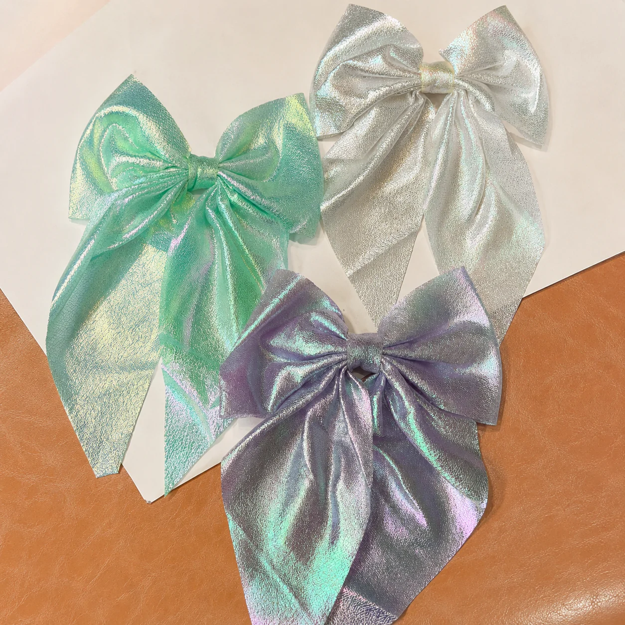 Fairy Frost Shimmer Bow Set of 3
