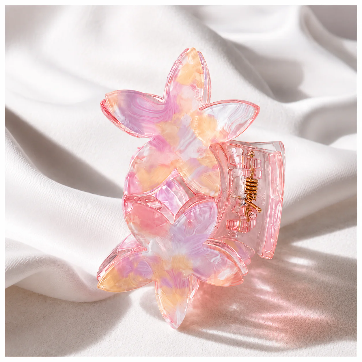 Floral Marble Hair Clutcher - Image 10