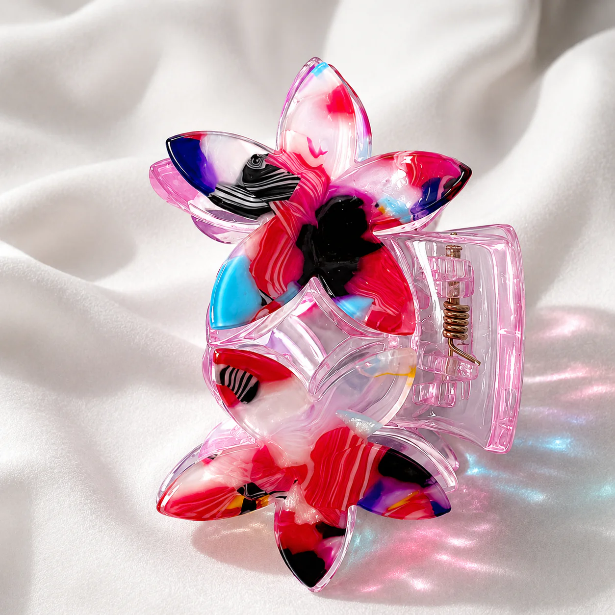 Floral Marble Hair Clutcher - Image 12