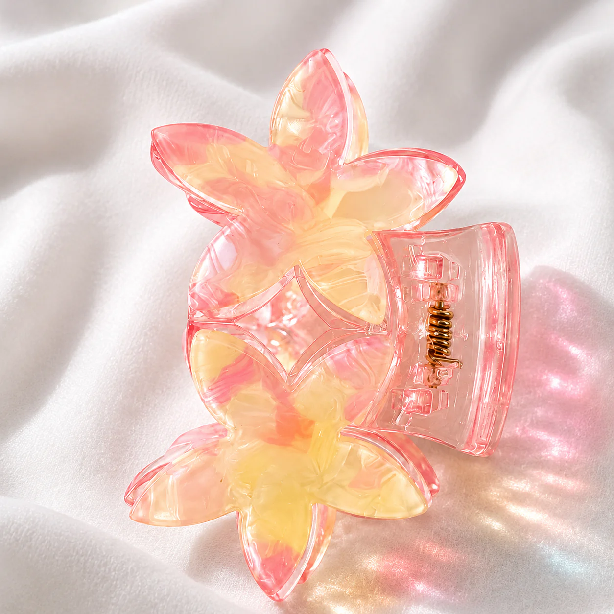 Floral Marble Hair Clutcher - Image 2