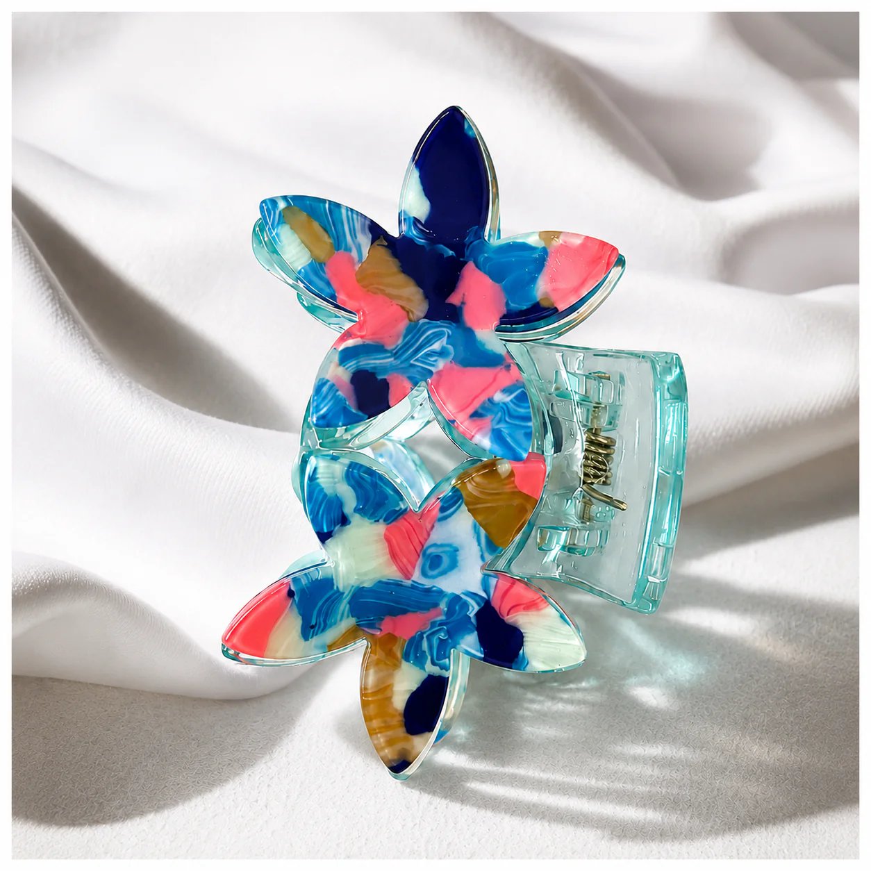 Floral Marble Hair Clutcher - Image 9