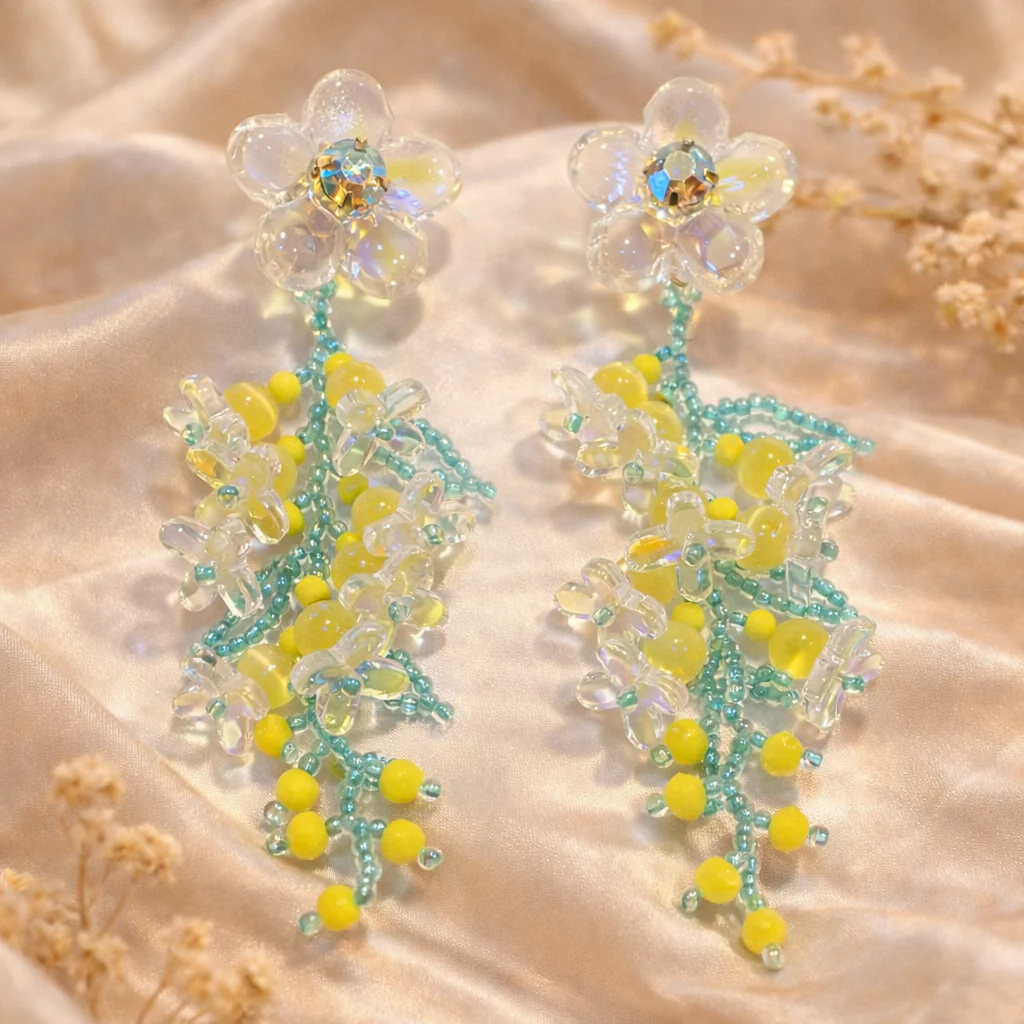 Flower Boho Elegance Turkish Earring - Image 3