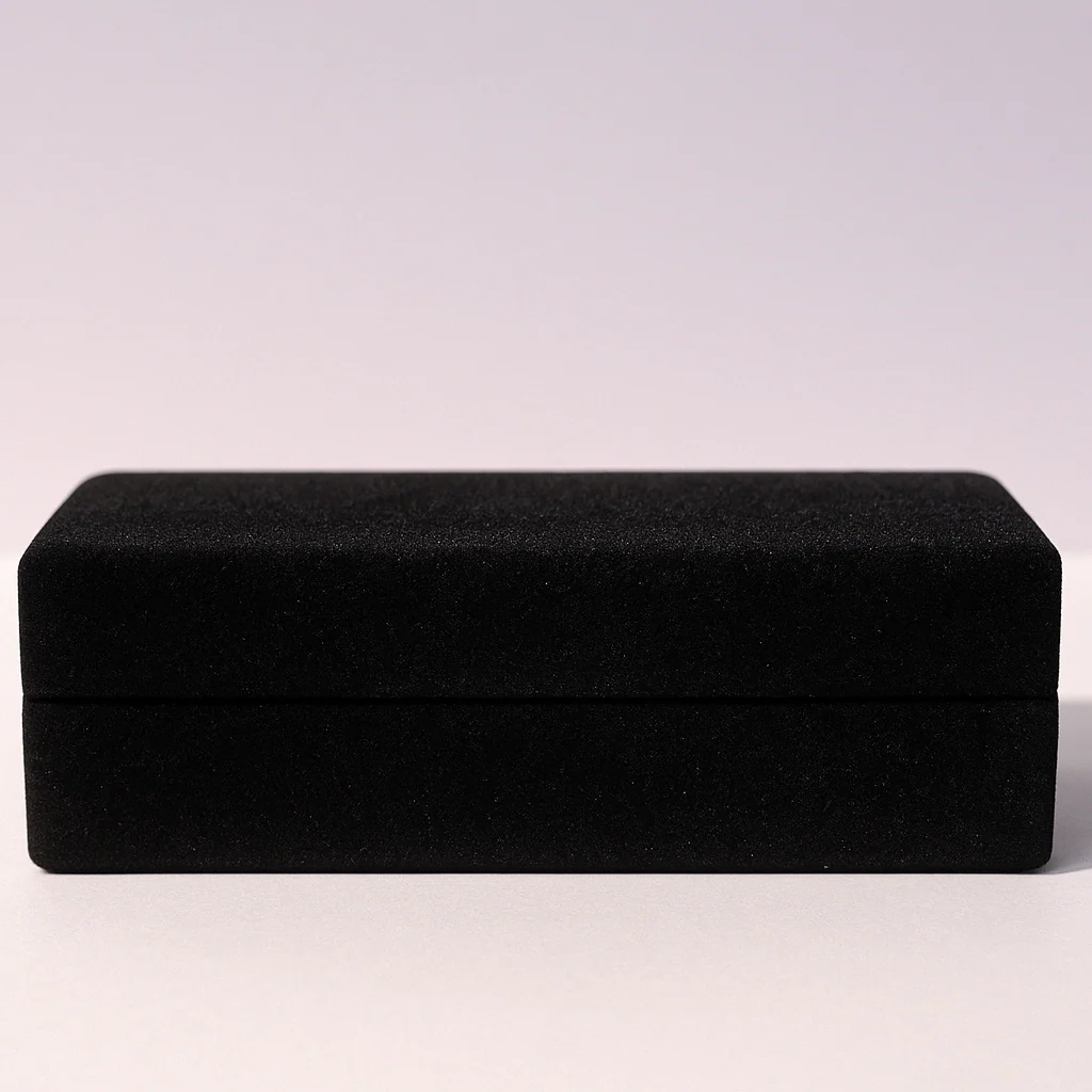 Rs. 199 Black Foldable Multi-Slot Earring Box - Image 2