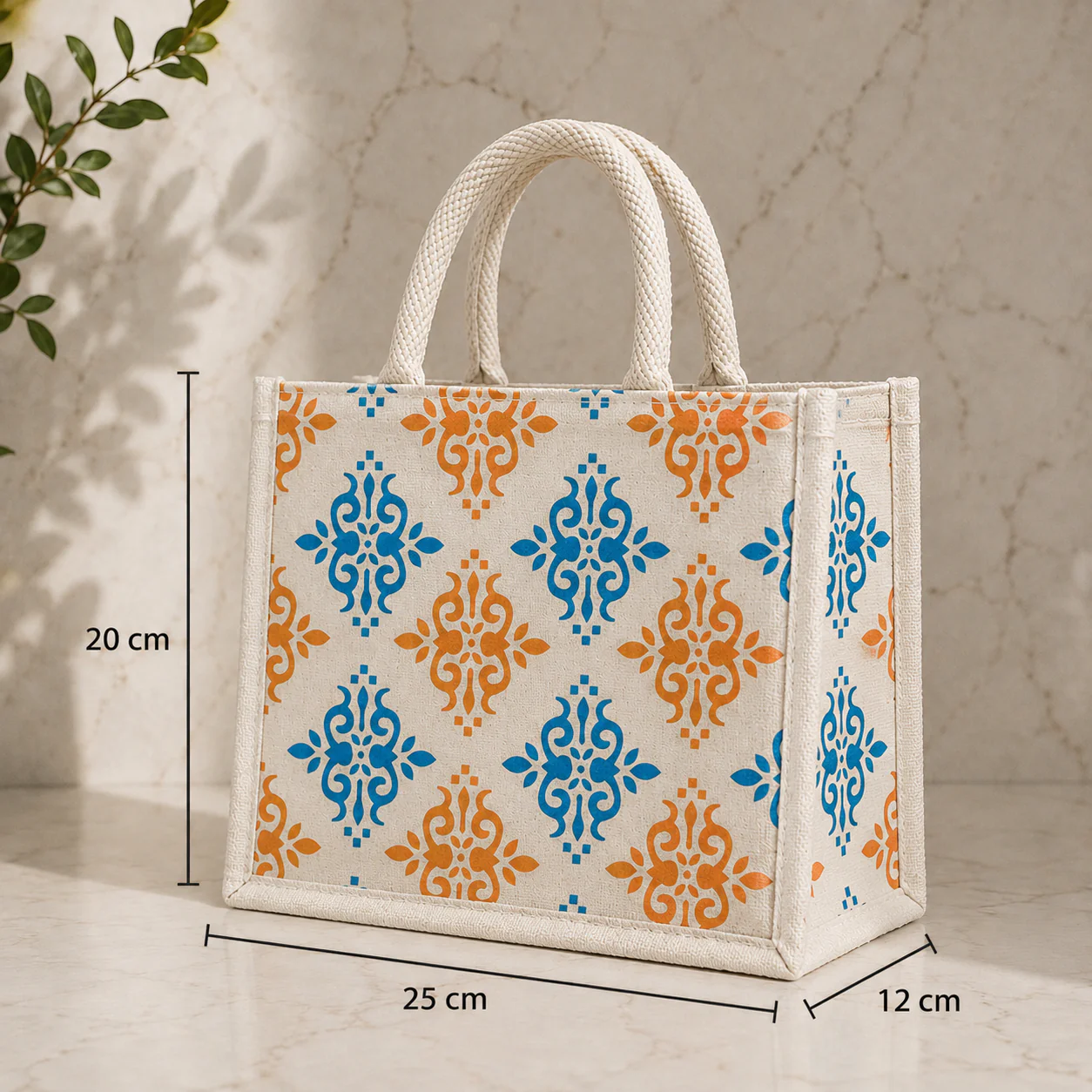 Azure Bloom Tote - Image 2