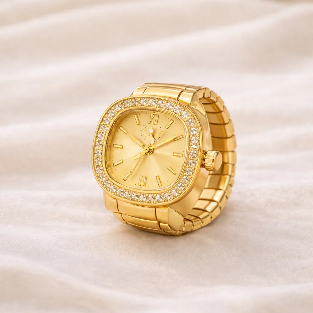 Glow Watch Adjustable Finger Ring